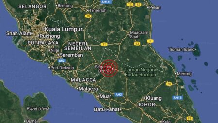 3.2 magnitude earthquake strikes Johor, with tremors felt in Pahang