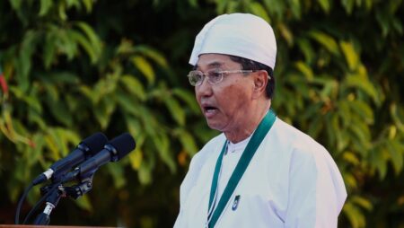 Myanmar’s figurehead president Myint Swe dies