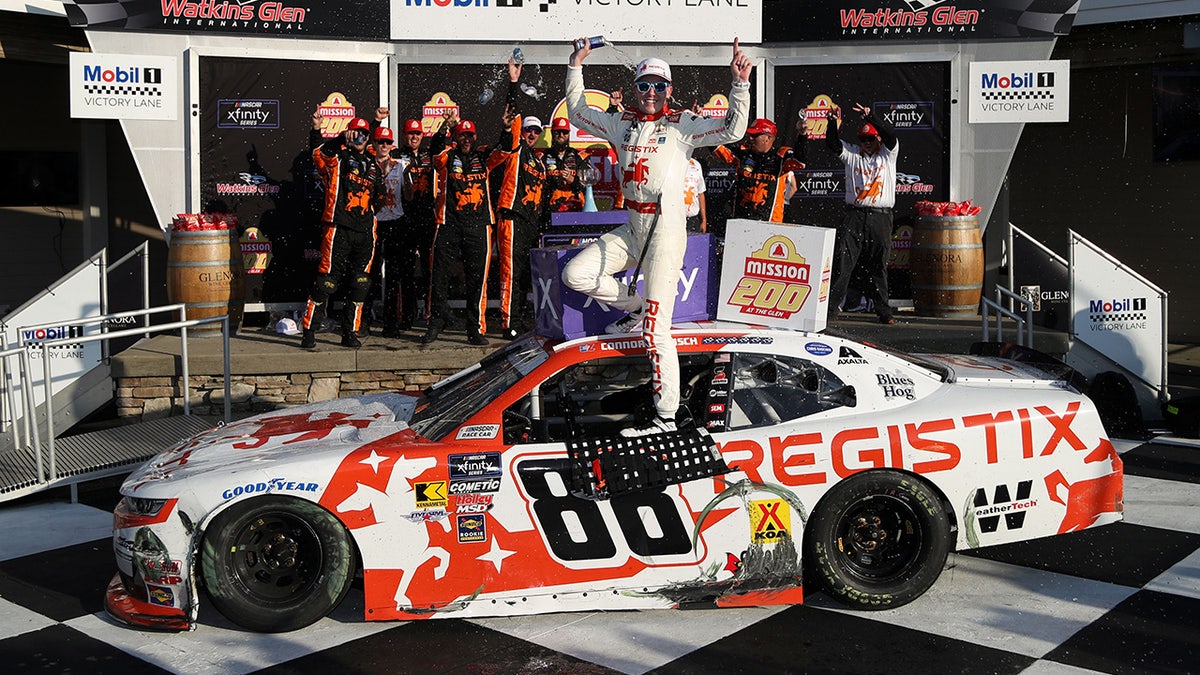 Connor Zilisch in Victory Lane