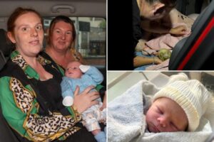 I delivered my grandson in the back of my daughter’s car — but then something unexpected happened