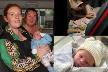I delivered my grandson in the back of my daughter’s car — but then something unexpected happened