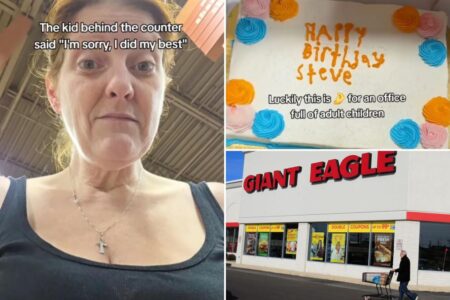 Botched birthday cake comes with pathetic apology: ‘I did my best’