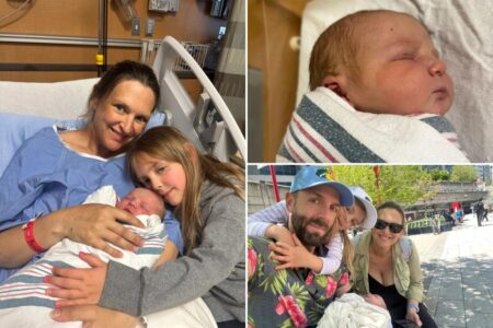 Woman gives birth to surprise baby on the toilet during trip to Canada