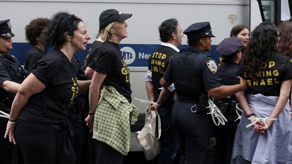 Pro-Palestinian protesters arrested in NYC