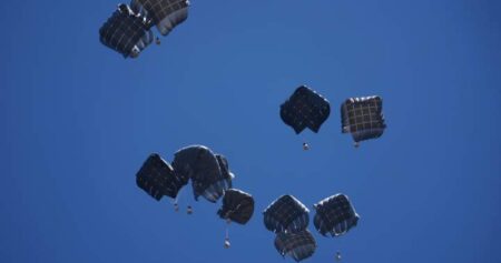 Canadian Armed Forces airdrop 21,600 pounds of humanitarian aid into Gaza