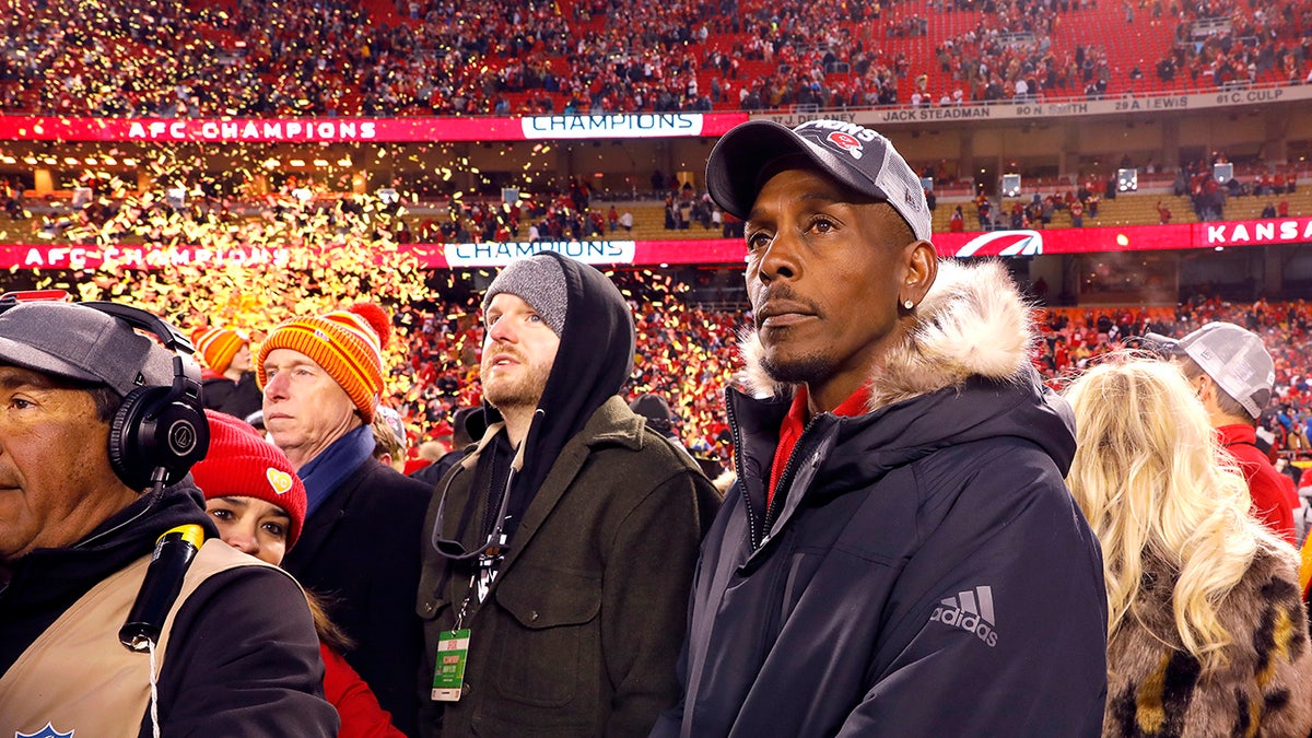 Pat Mahomes Sr. at AFC Championship