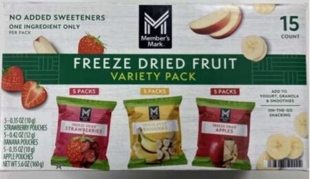 Freeze Dried Fruit Recall Sparks Warning to Customers Across the US