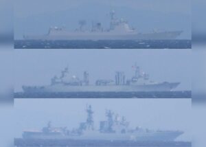 Russian and Chinese Naval Fleet Sails Near US Ally