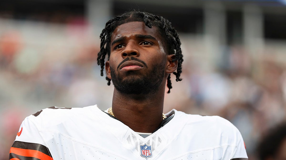 Shedeur Sanders at an NFL preseason game