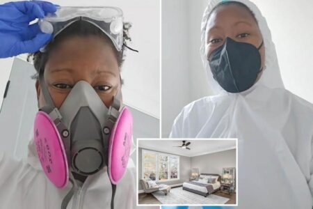 ‘Nightmare’ warning about extremely popular but ‘toxic’ bedroom item — as woman is forced to wear full PPE in her home