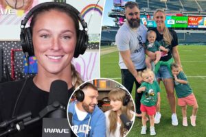 Kylie Kelce’s strict phone rules for her kids divides the internet: ‘I doubt this will last’