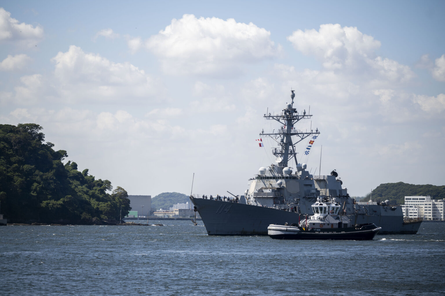 US Warship Provided ‘Critical Defense’ of Strategic Island Base: Navy