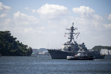 US Warship Provided ‘Critical Defense’ of Strategic Island Base: Navy