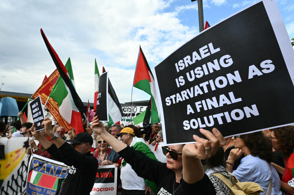 Thousands Join Massive Pro-Palestine Protest at Venice Film Festival
