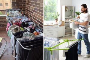 Woman shares her husband’s mind-boggling laundry fail online
