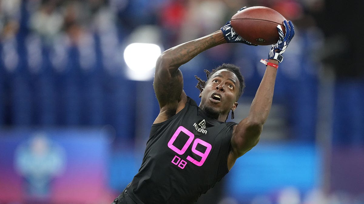 Zah Frazier at combine