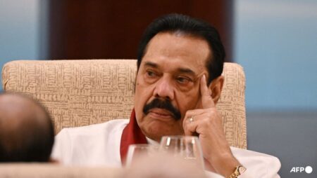 Sri Lanka votes to eject former leader Rajapaksa from state mansion