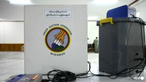 Myanmar junta says no voting in dozens of constituencies