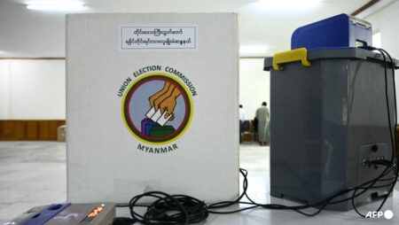 Myanmar junta says no voting in dozens of constituencies