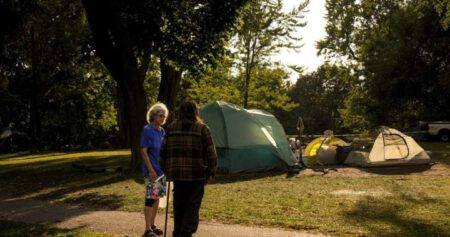 As city looks to clear encampment in Toronto park, residents demand permanent housing
