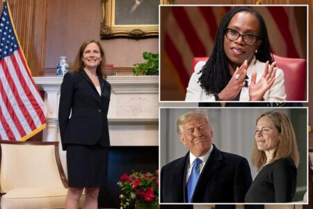 Amy Coney Barrett defends Jackson jabs as ‘warranted’ in rare public appearance