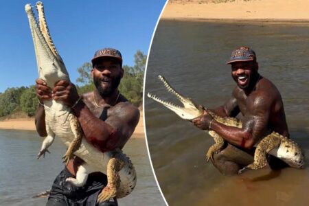 Crocodile-wrestling influencer roasted over ‘dangerous’ Australia selfie stunt: ‘Kind of sad’