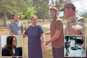 Eerie bodycam footage shows the Amish mother accused of drowning her 4-year-old son telling cops she ‘gave him to God’