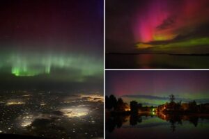 Northern Lights create stunning display in parts of the US during solar storm