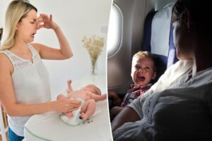 Mom’s mid-flight ‘rancid’ diaper change leaves passengers gagging: ‘Woke multiple people up from a firm sleep’