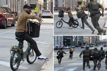 Chicago biker provokes border patrol agents, claiming he’s not a ‘US citizen’ before wild chase