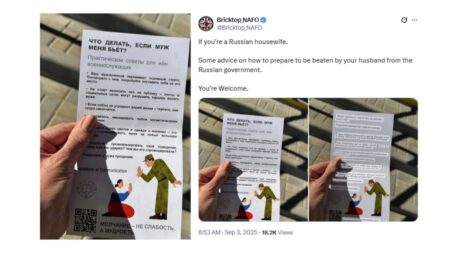 Verifying viral pamphlets targeting volent Russian soldiers’ wives