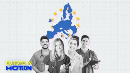 Which EU countries have the most healthcare workers amid shortages?