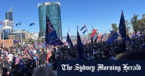 No charges over neo-Nazi chants at Perth anti-immigration rally