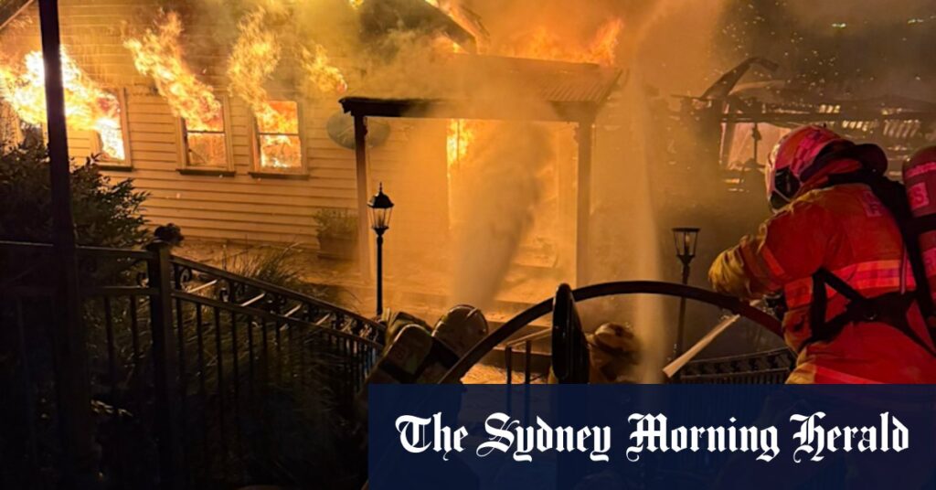 Kurrajong Hills wedding venue Loxley on Bellbird destroyed by fire