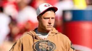 Christian McCaffrey says ‘I feel great’ despite calf injury casting doubt over 49ers season opener
