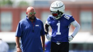 Malik Nabers, Brian Daboll clash during Giants’ disappointing season opener against Commanders