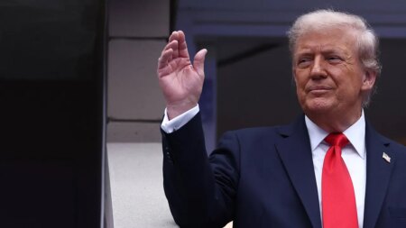 Trump’s fiercest critics concede spotlight to president at US Open
