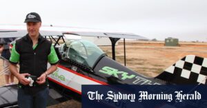 On a Roll: Kingsley Just in 2014 setting the Guinness world record for most consecutive rolls by an aircraft
