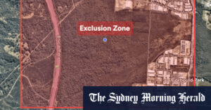 Armed group reportedly hiding after crash, exclusion zone set up by police