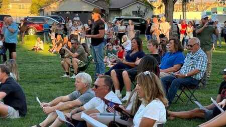 Vigil for Charlie Kirk held in alleged gunman’s Utah hometown draws hundreds of mourners