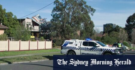 Strong winds spark blackouts, close train lines and damage properties