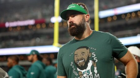 Former Eagles great Jason Kelce warns refs will look ‘for anything to call’ on tush push amid criticism