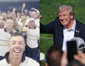 Donald Trump reacts to Team Europe’s Ryder Cup taunts after victory 