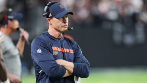 Bears coach Ben Johnson’s awkward exchange with NFL reporter sparks social media frenzy
