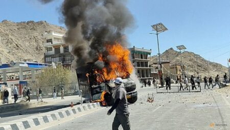 Indian authorities impose security restrictions in remote Ladakh after deadly clashes