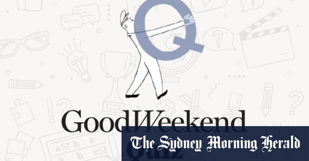 Good Weekend Superquiz and Saturday Target Time, June 8