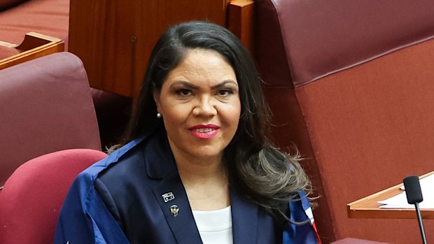 Jacinta Nampijinpa Price in the Senate on September 3.