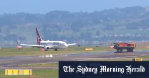 Qantas Auckland flight issues emergency call over Tasman Sea