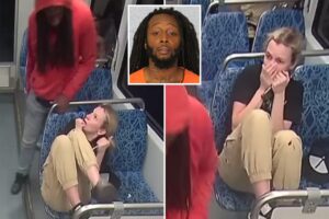 Ukrainian refugee Iryna Zarutska’s look of horror after she was fatally stabbed on train — as her final moments are revealed