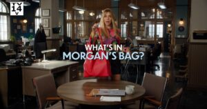 What’s in Morgan’s Bag? Just the Tools of a Brilliant (and Stylish) Mind